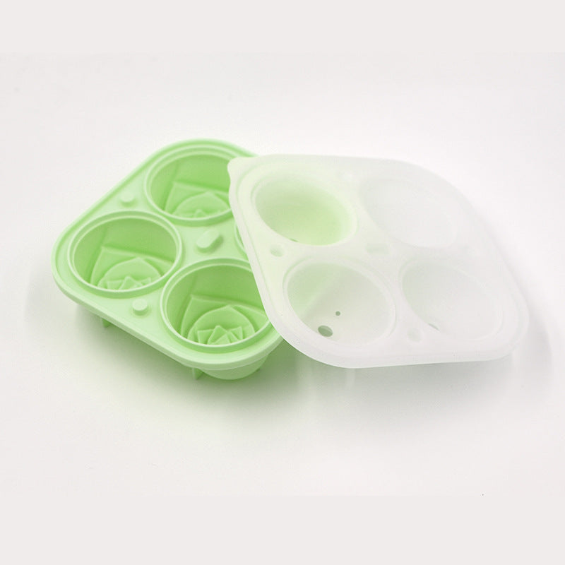 Push-In Ice Cube Tray | 2-Stage Easy Release Silicone Ice Mold
