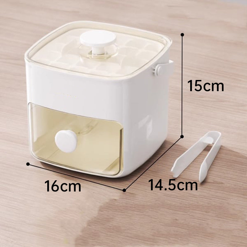 Push-In Ice Cube Tray | 2-Stage Easy Release Silicone Ice Mold