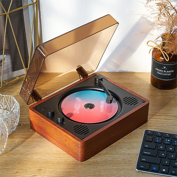 Retro CD Player | Portable Vintage-Style Compact Disc Player