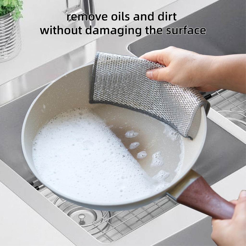 Microfiber Cleaning Cloths | 20-Pack Reusable Lint-Free Wipes