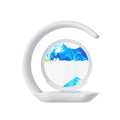 3D Sand Art Table Lamp | Wireless Charger Night Light Decoration