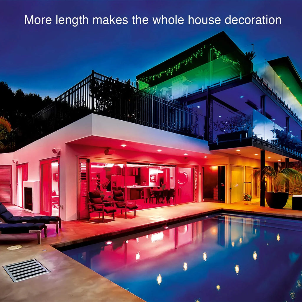 LED Strip Lights 32ft | Color Changing Smart LED Light Strip for Room