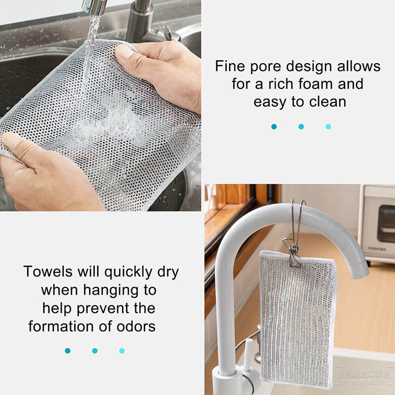 Microfiber Cleaning Cloths | 20-Pack Reusable Lint-Free Wipes