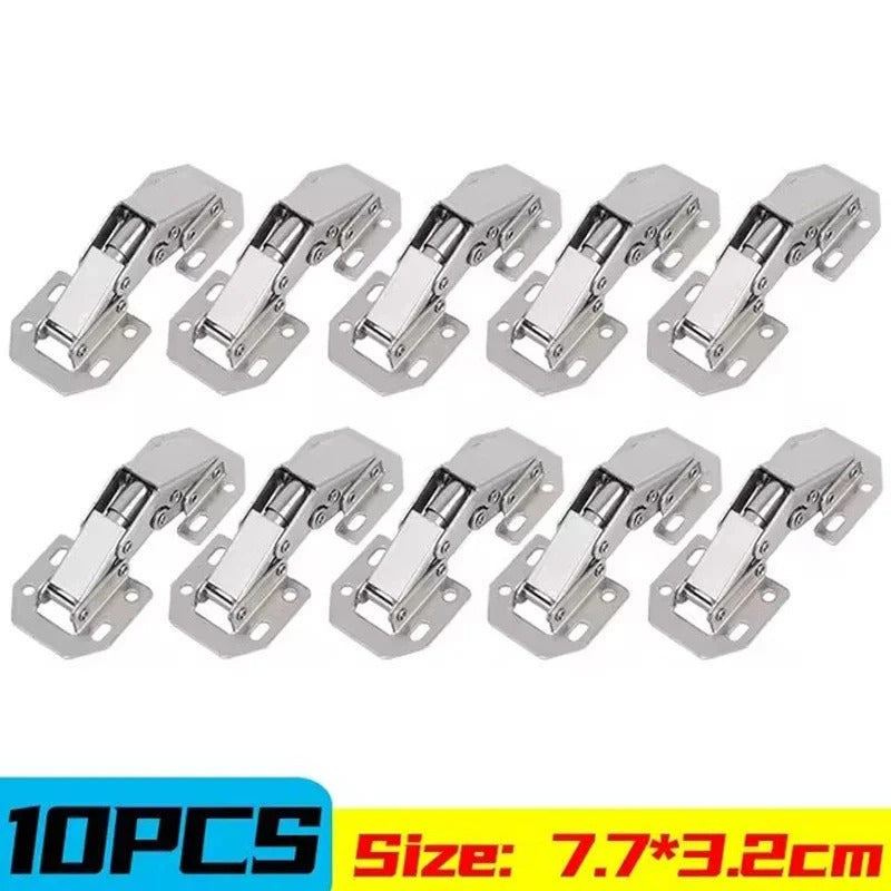 Cabinet Hinges 10-Pack | Soft-Close Concealed Door Hinges