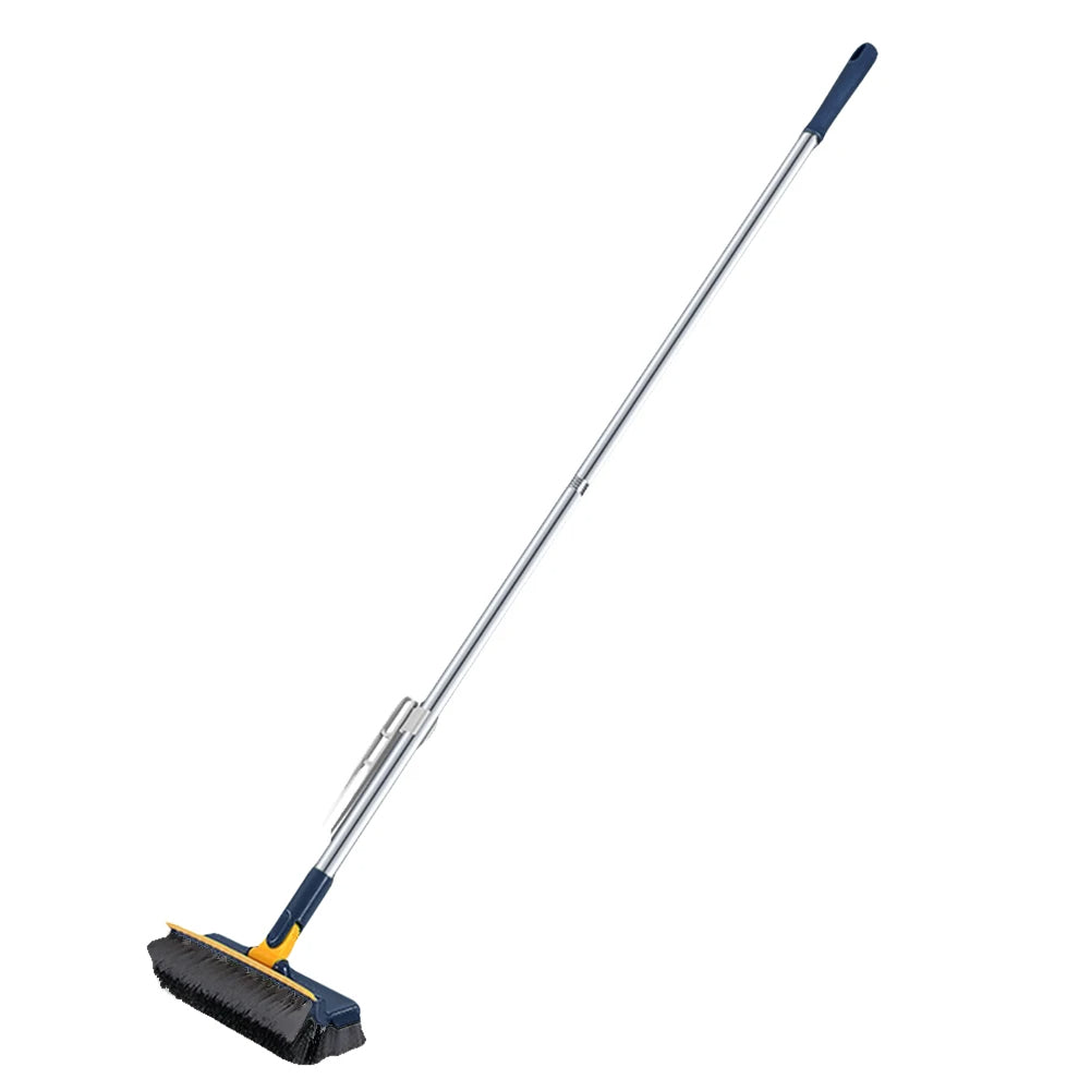 Long Handle Floor Scrub Brush | Stiff Bristle Deck & Outdoor Brush