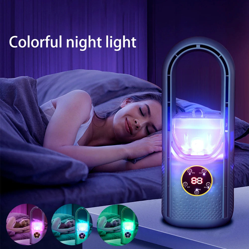 Bladeless Portable Air Conditioner | Personal Cooler with LED Display