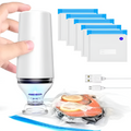 Compact Food Vacuum Sealer | Portable Bag Sealer for Food Freshness