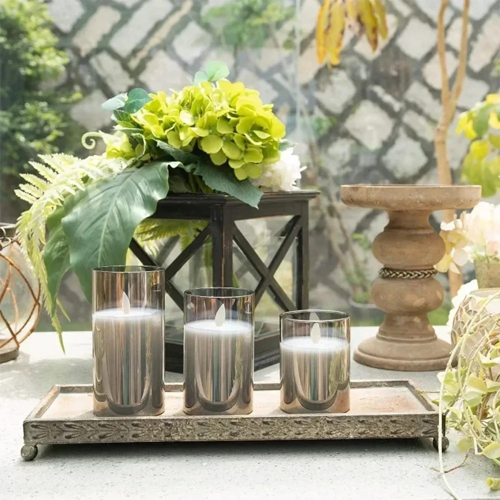 Flameless Candles with Remote | Realistic LED Flickering Candle Set
