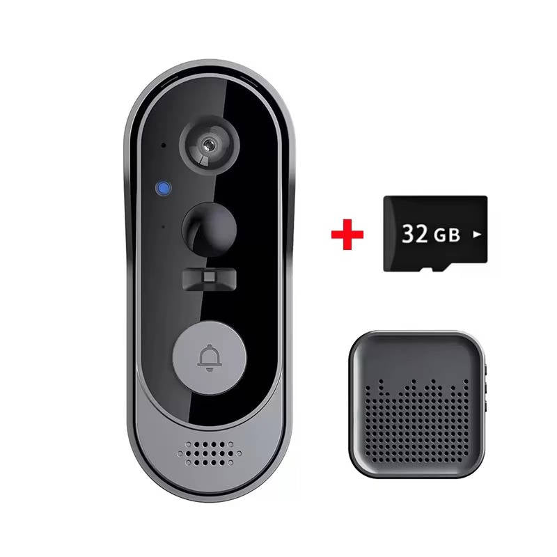 Wireless Smart Video Doorbell | HD Camera, No Subscription