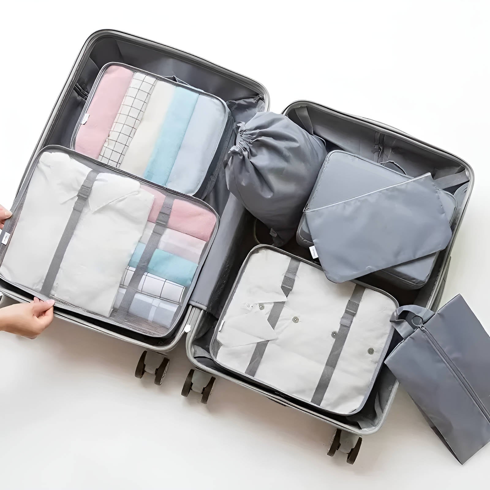 Packing Cubes for Travel | 7-Piece Luggage Organizer Set