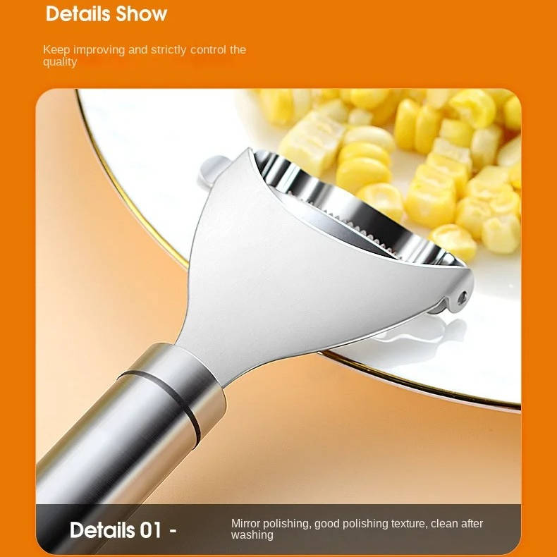 Corn Peeler Tool | Super Fast Manual Corn Stripper for Fresh Corn