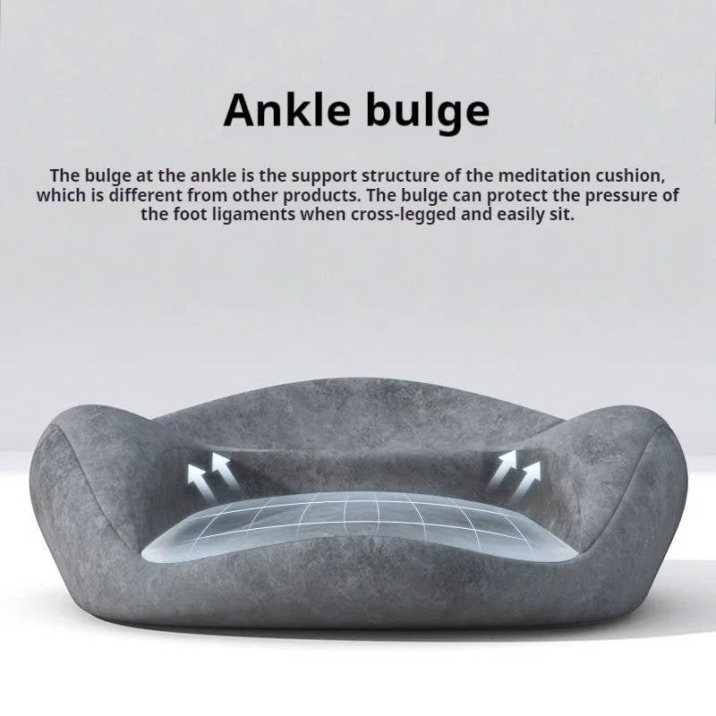 Meditation Cushion | Round Zafu Floor Pillow for Yoga & Mindfulness