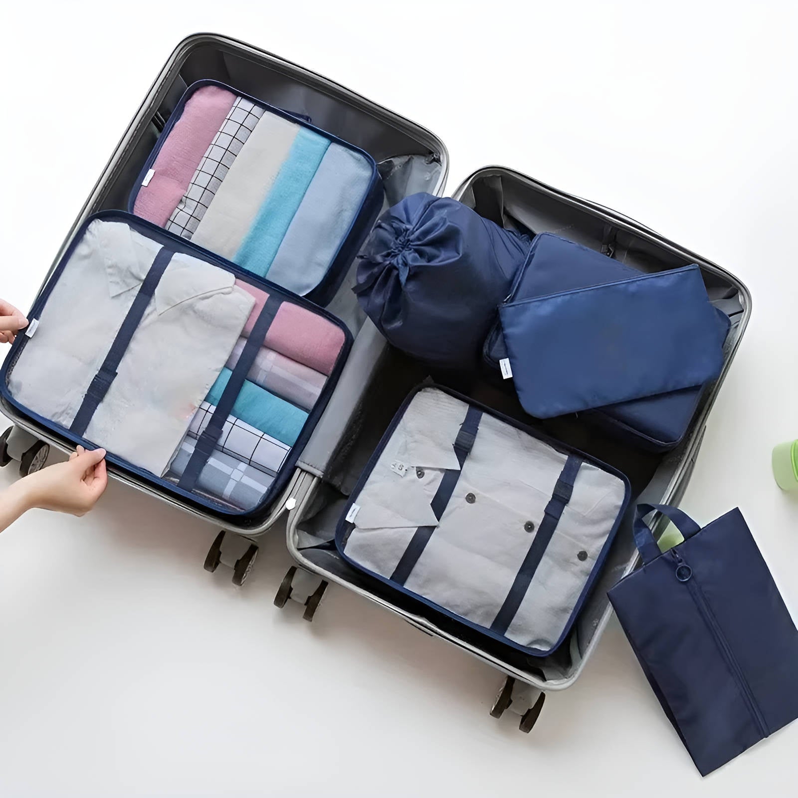Packing Cubes for Travel | 7-Piece Luggage Organizer Set