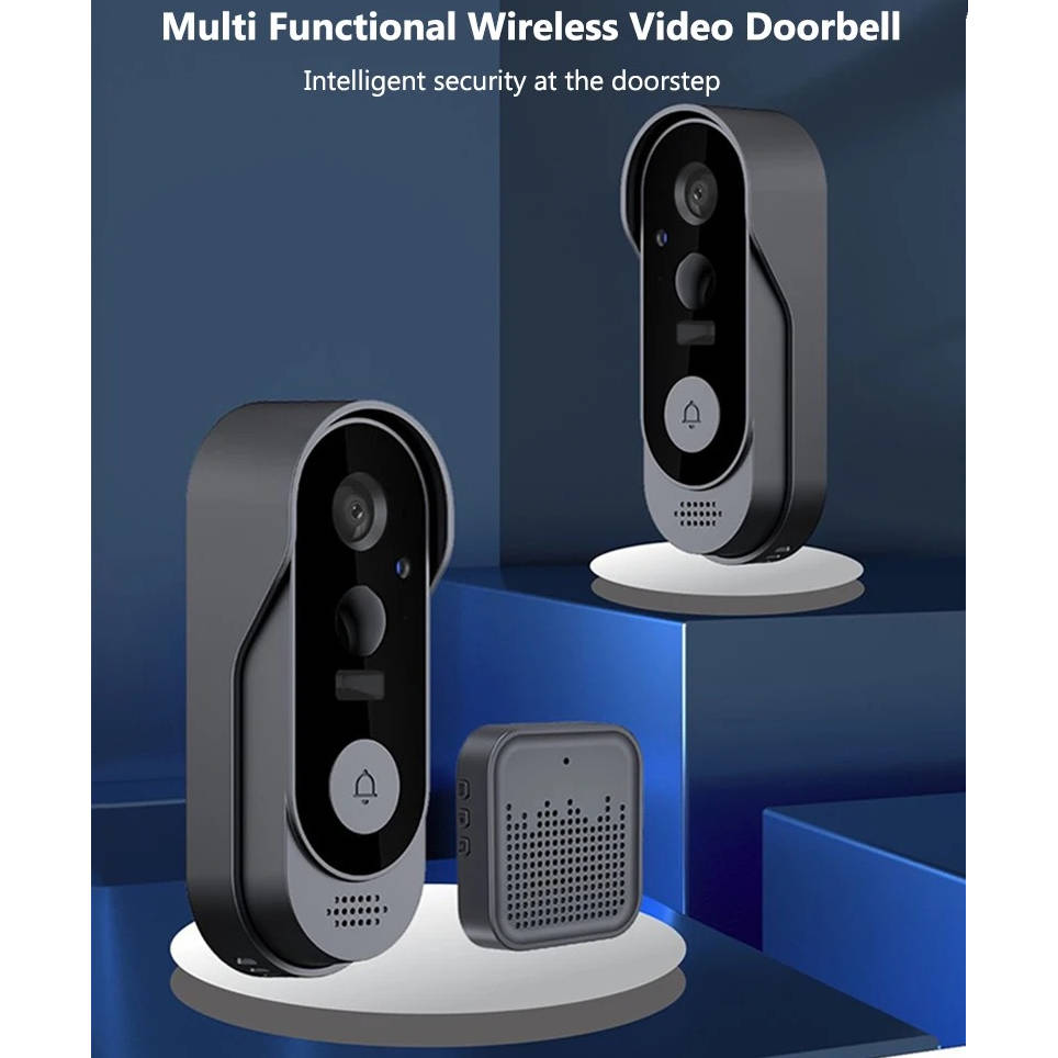 Wireless Smart Video Doorbell | HD Camera, No Subscription