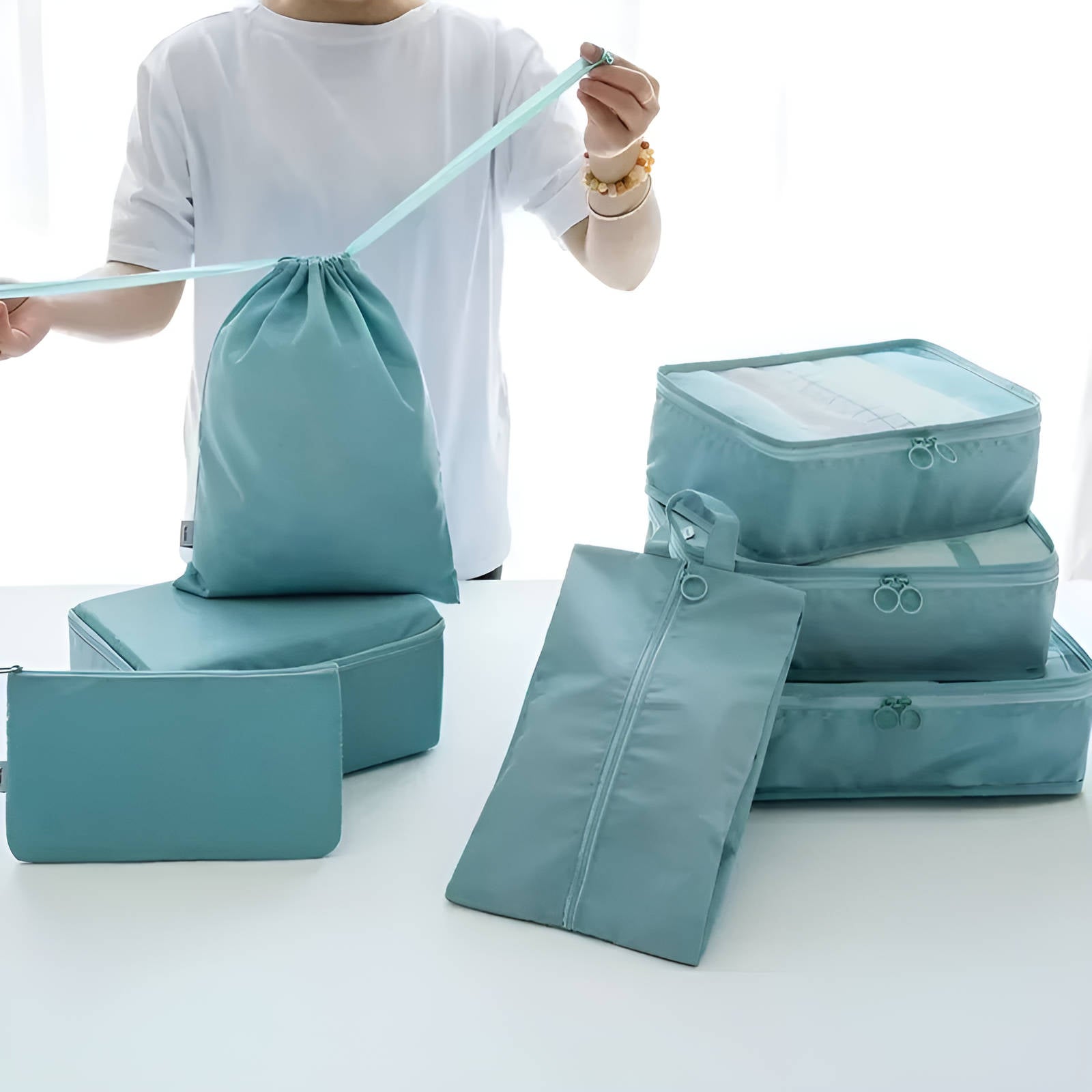 Packing Cubes for Travel | 7-Piece Luggage Organizer Set