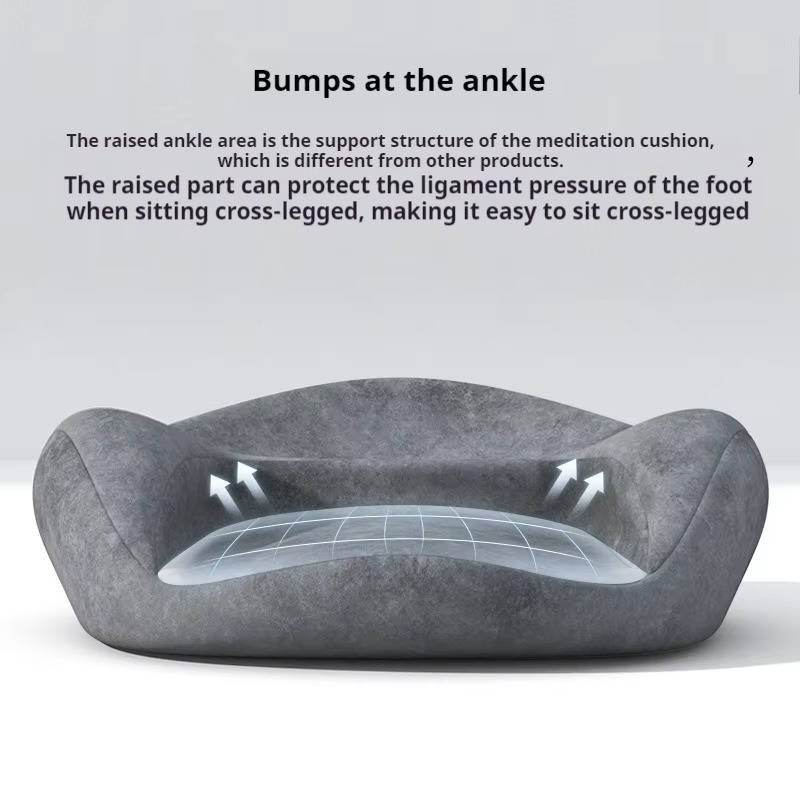Meditation Cushion | Round Zafu Floor Pillow for Yoga & Mindfulness