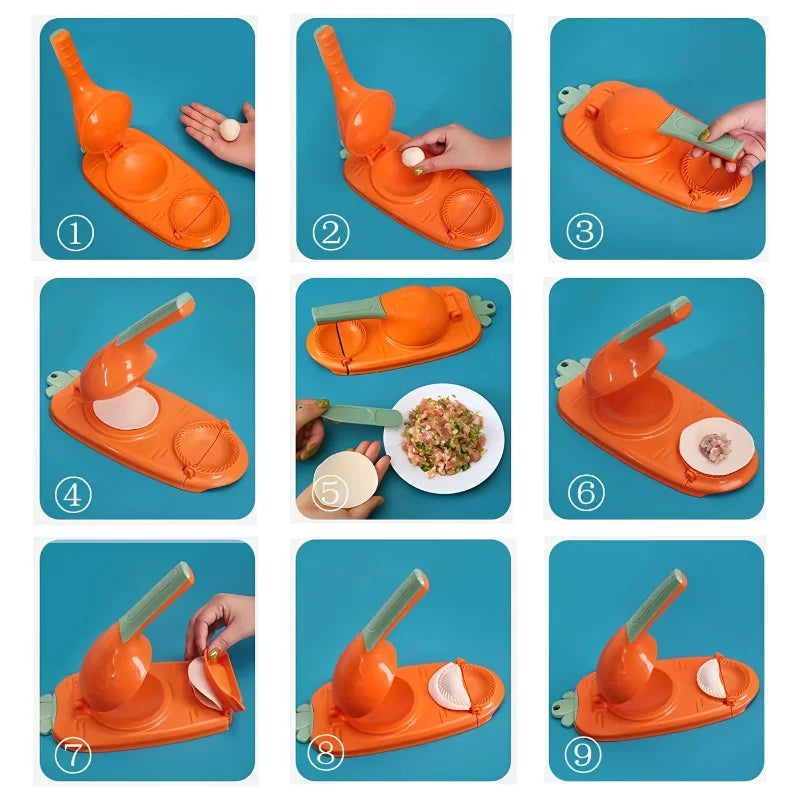 2-in-1 Dumpling Maker | Dumpling & Pierogi Press Mold Machine