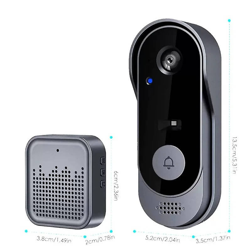 Wireless Smart Video Doorbell | HD Camera, No Subscription