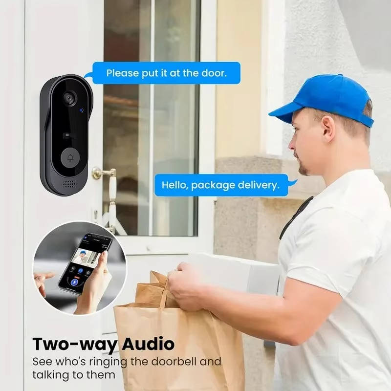 Wireless Smart Video Doorbell | HD Camera, No Subscription