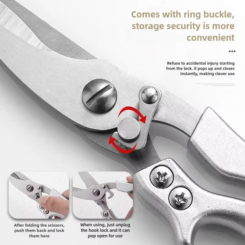 Chicken Shears | Heavy-Duty Kitchen Poultry Scissors