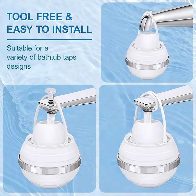Bath Water Filter for Tub | Chlorine & Contaminant Removal Filter