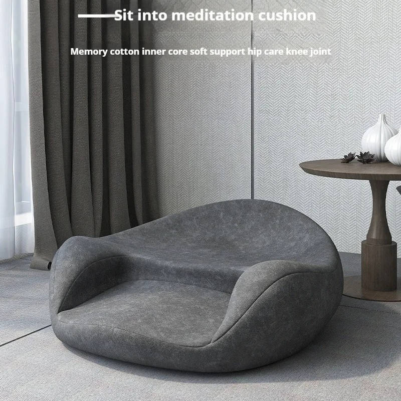 Meditation Cushion | Round Zafu Floor Pillow for Yoga & Mindfulness