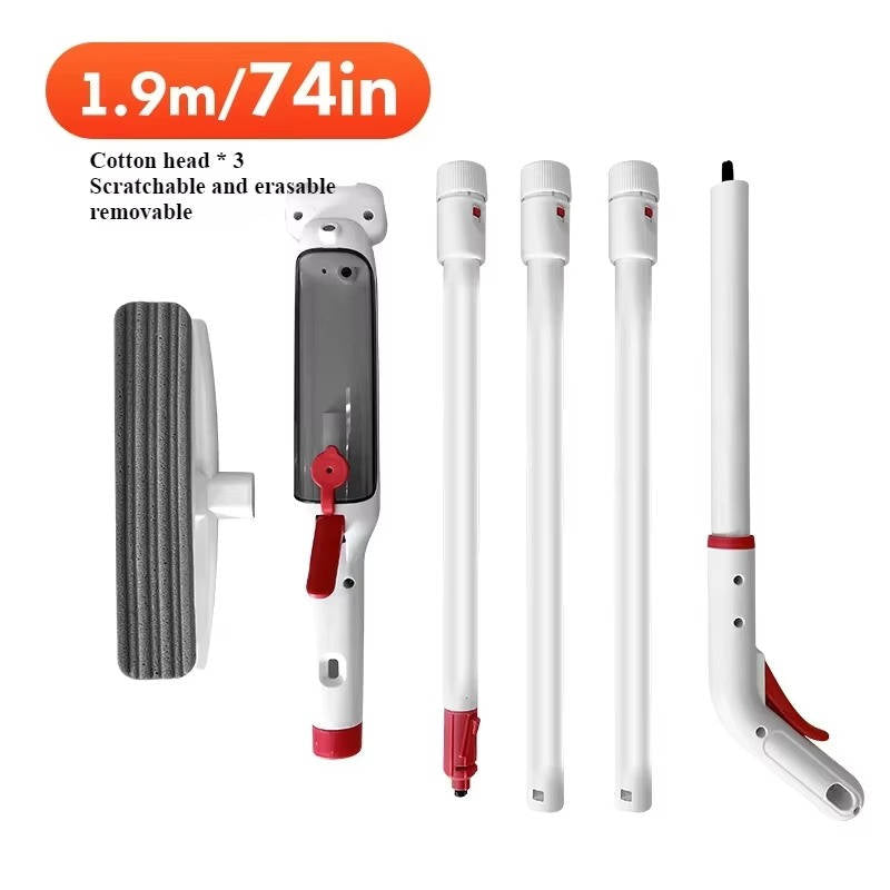 Telescopic Window Cleaner | Long Handle Squeegee & Wash Tool