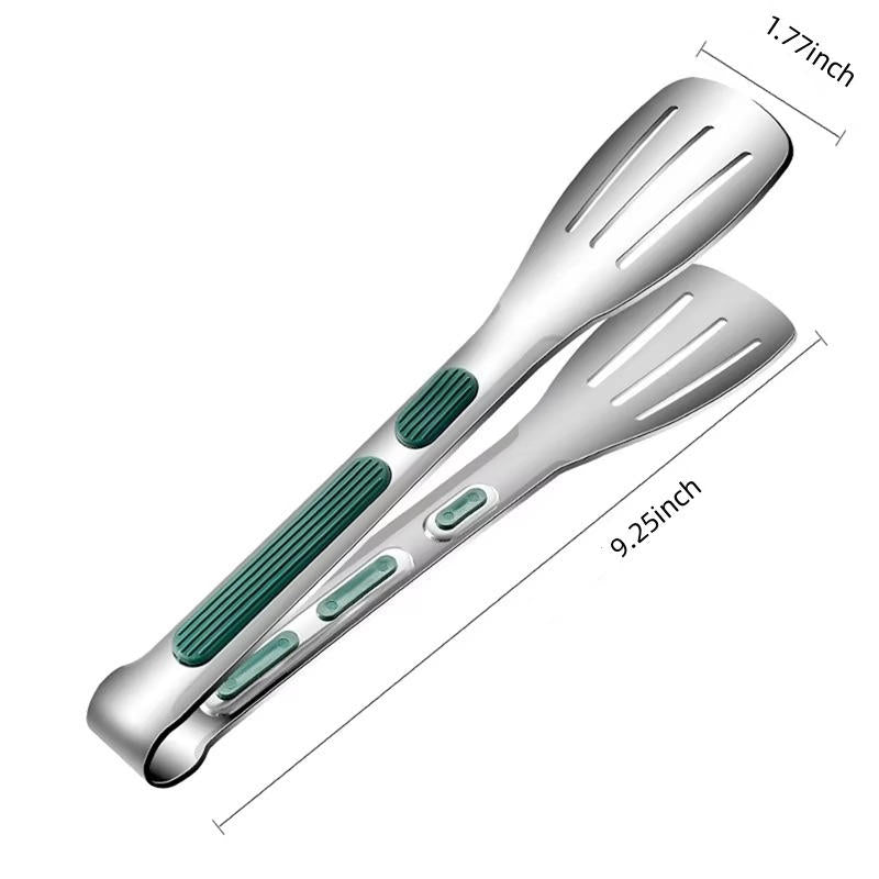 Professional Kitchen Tongs | Stainless Steel Locking Cooking Tongs