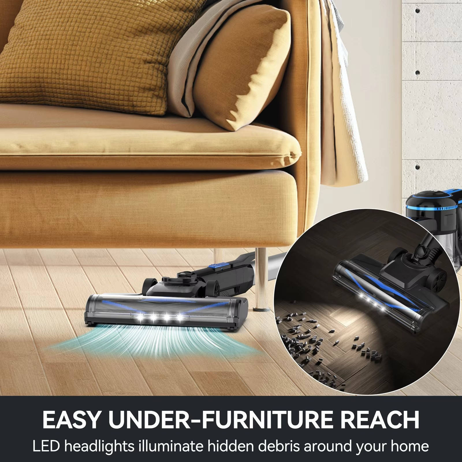 Cordless Home Vacuum Cleaner | Lightweight Stick Vac for All Floors