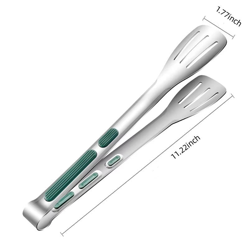 Professional Kitchen Tongs | Stainless Steel Locking Cooking Tongs