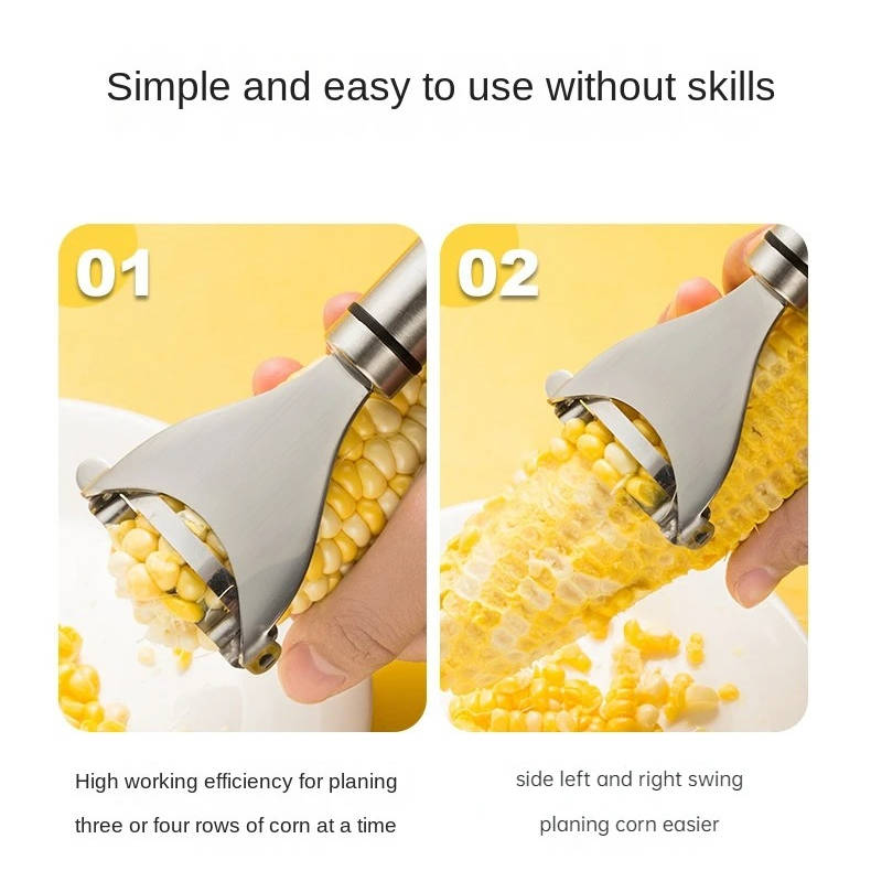 Corn Peeler Tool | Super Fast Manual Corn Stripper for Fresh Corn