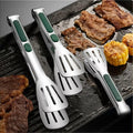 Professional Kitchen Tongs | Stainless Steel Locking Cooking Tongs