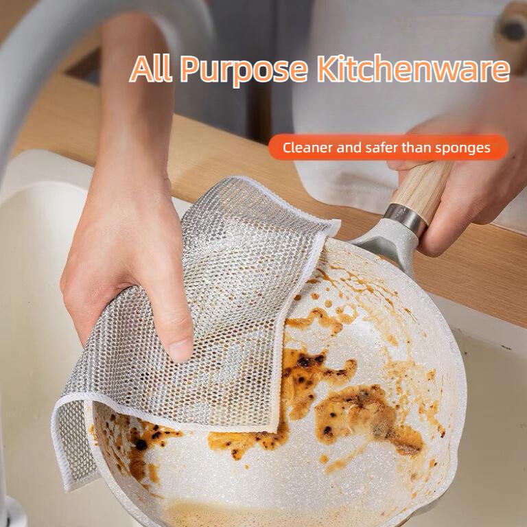 Microfiber Cleaning Cloths | 20-Pack Reusable Lint-Free Wipes