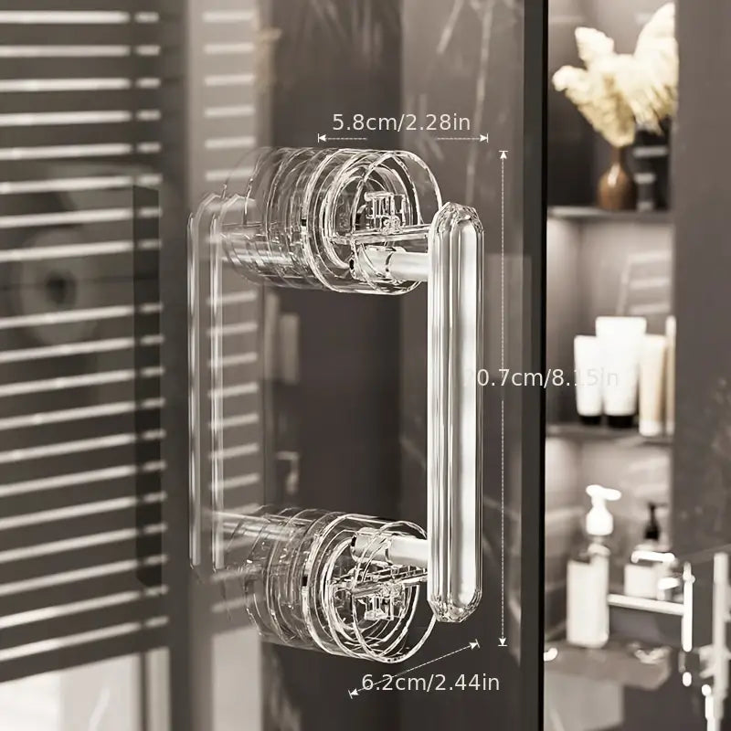 Suction Cup Door Handle | No-Drill Portable Grip for Glass and Smooth Surfaces