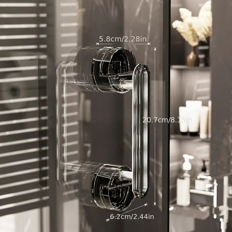 Suction Cup Door Handle | No-Drill Portable Grip for Glass and Smooth Surfaces