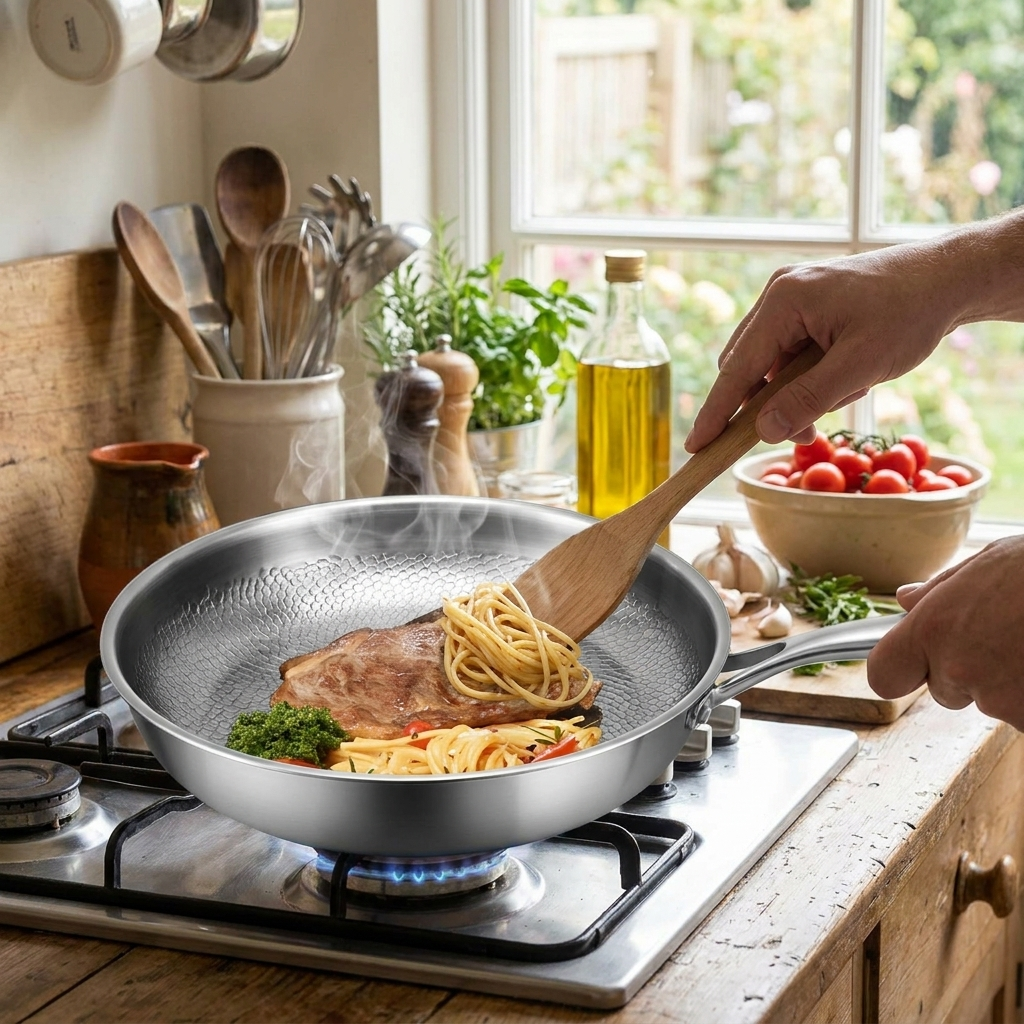 Titanium Pan Non Stick Non Toxic lifestyle