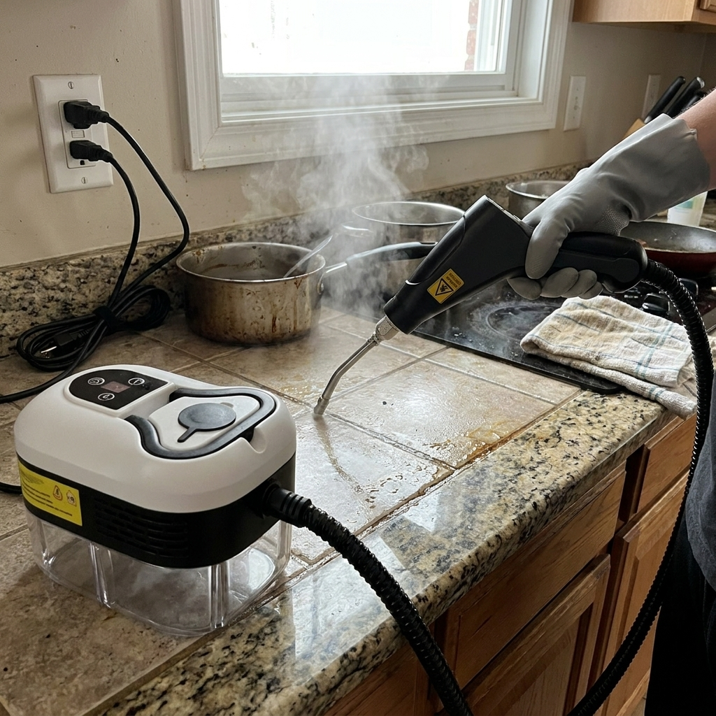 High-Pressure Steam Cleaning Tool lifestyle