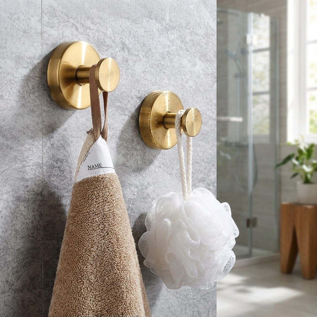 Twist-Lock Suction Cup Wall Hooks lifestyle