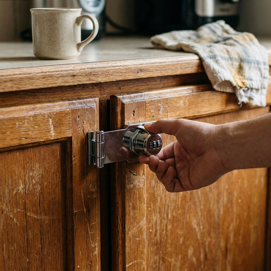 Combination Lock For Doors lifestyle