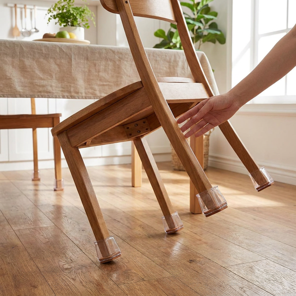 Square Chair Leg Floor Protectors lifestyle