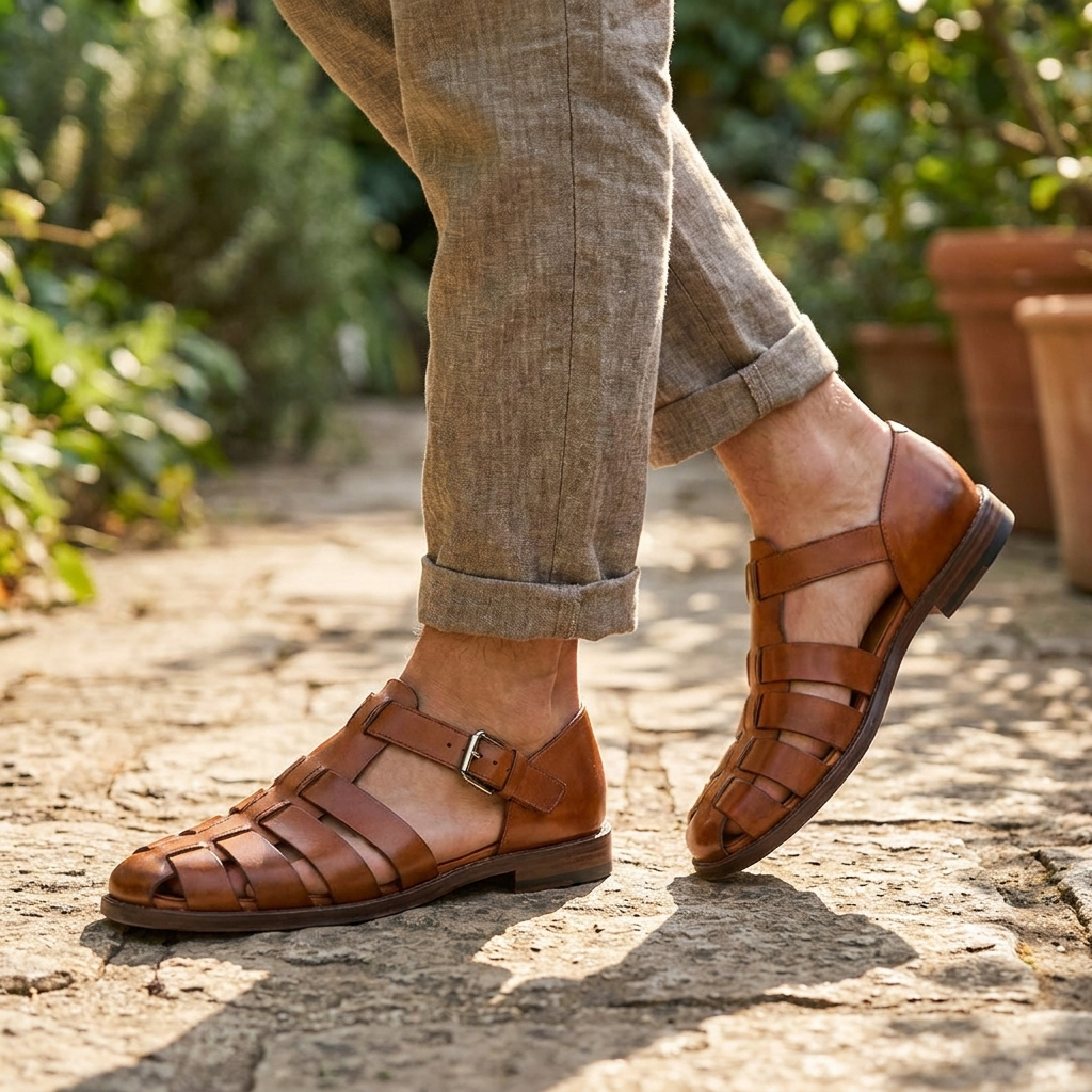 Men's Adjustable Sandals lifestyle