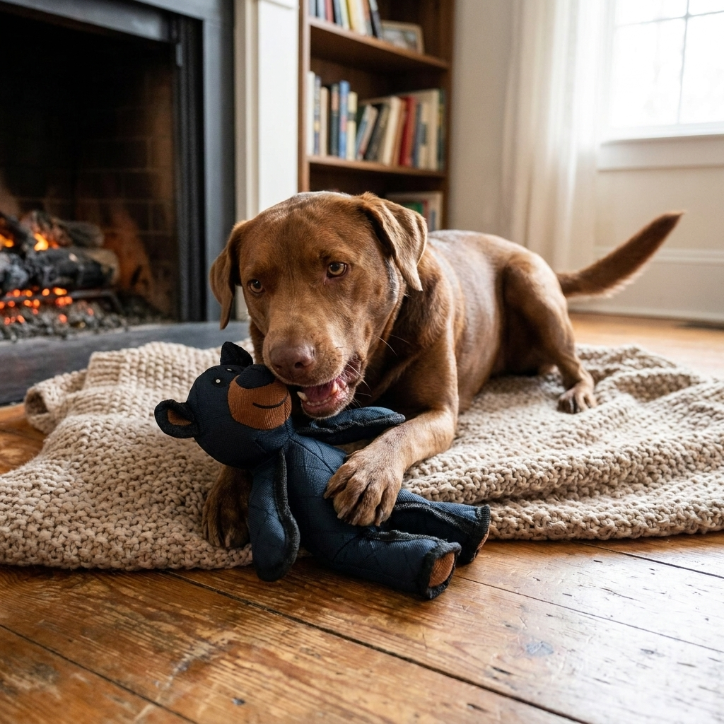 Durable Plush Dog Bear lifestyle