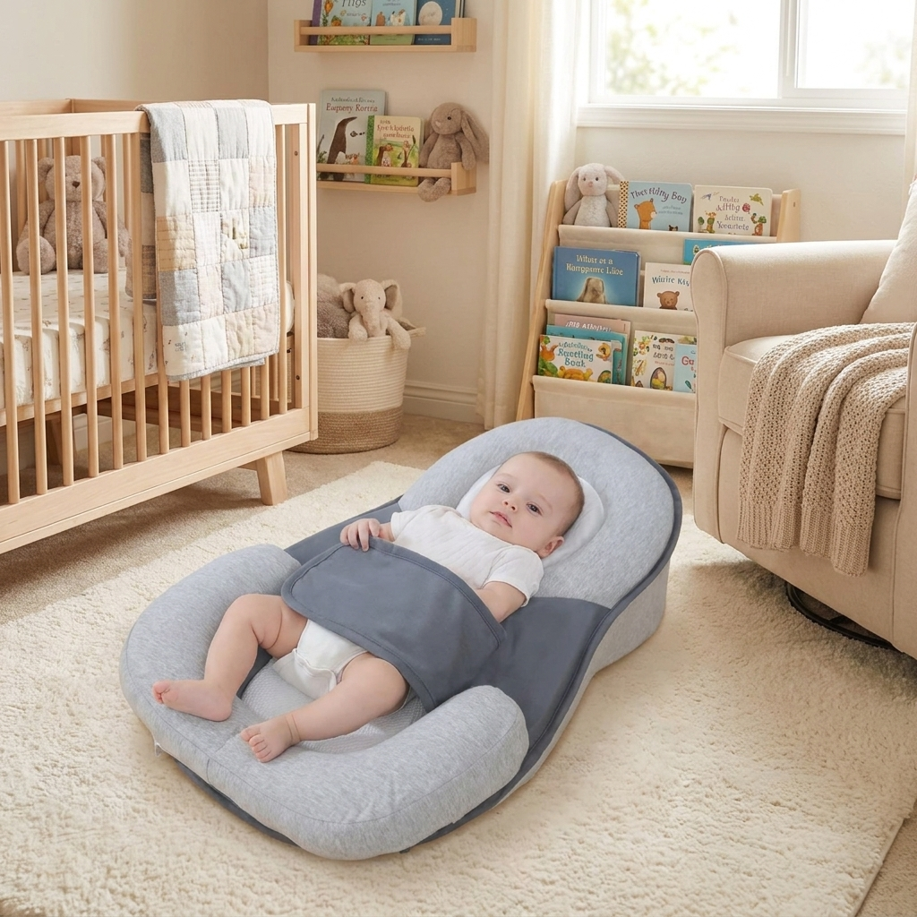 Anti-Spit-Up Infant Pillow lifestyle