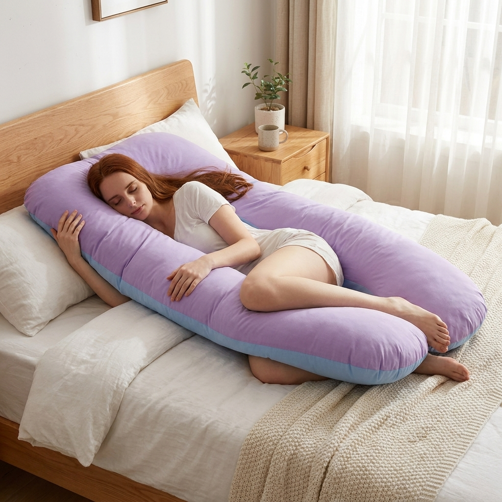 Sleeping Full Support Body Pillow lifestyle