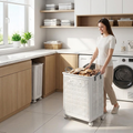 Laundry Basket With Wheels lifestyle