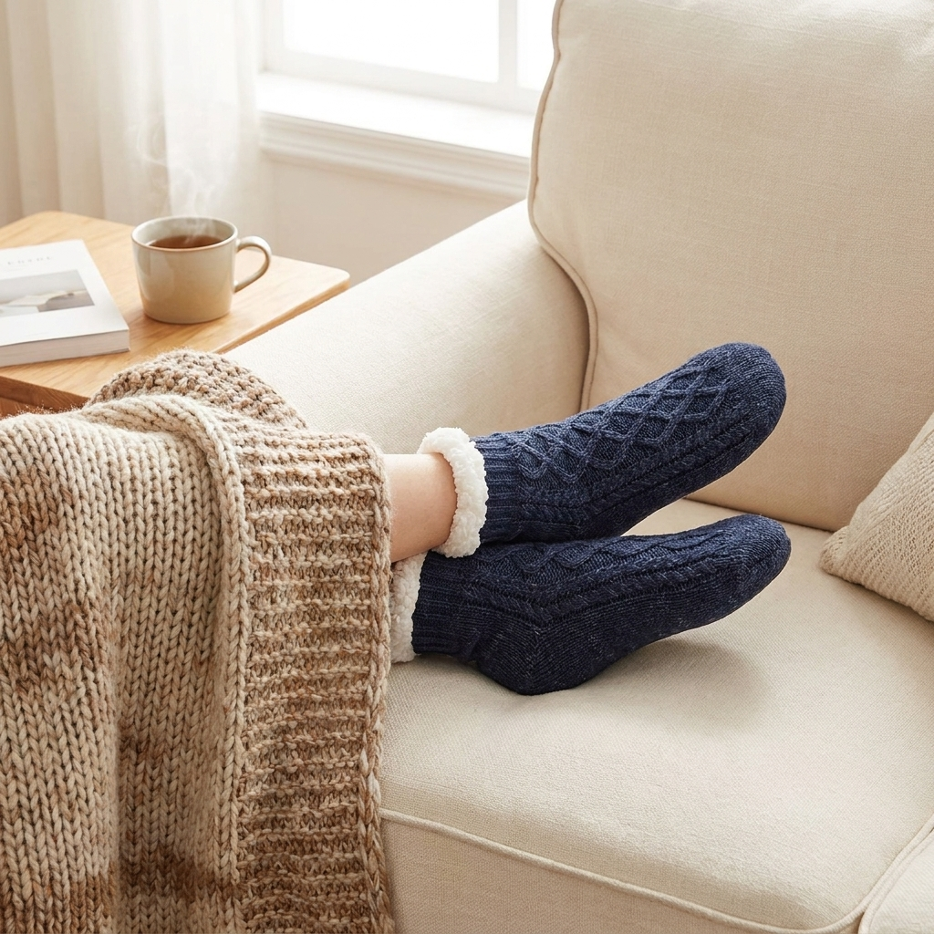 Non Slip Thermal Socks lifestyle
