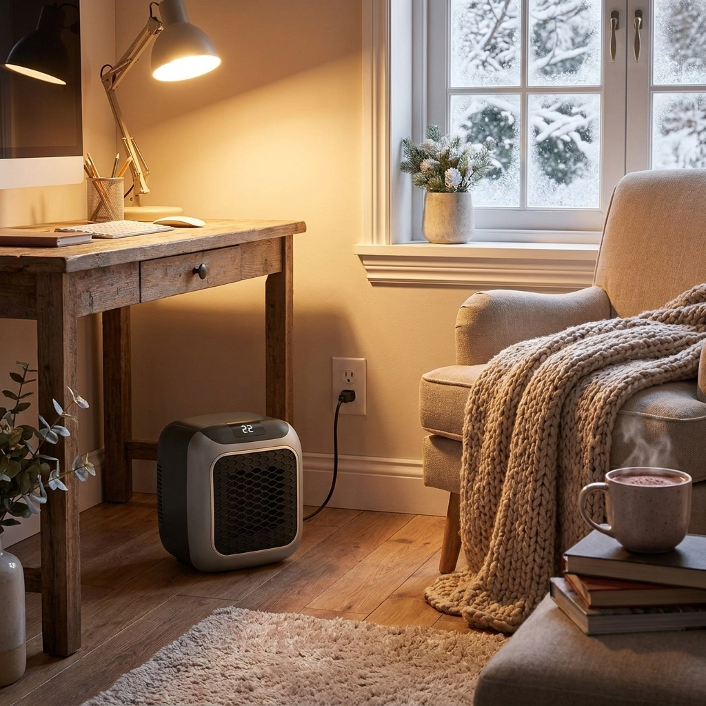Portable Plug-In Electric Heater lifestyle