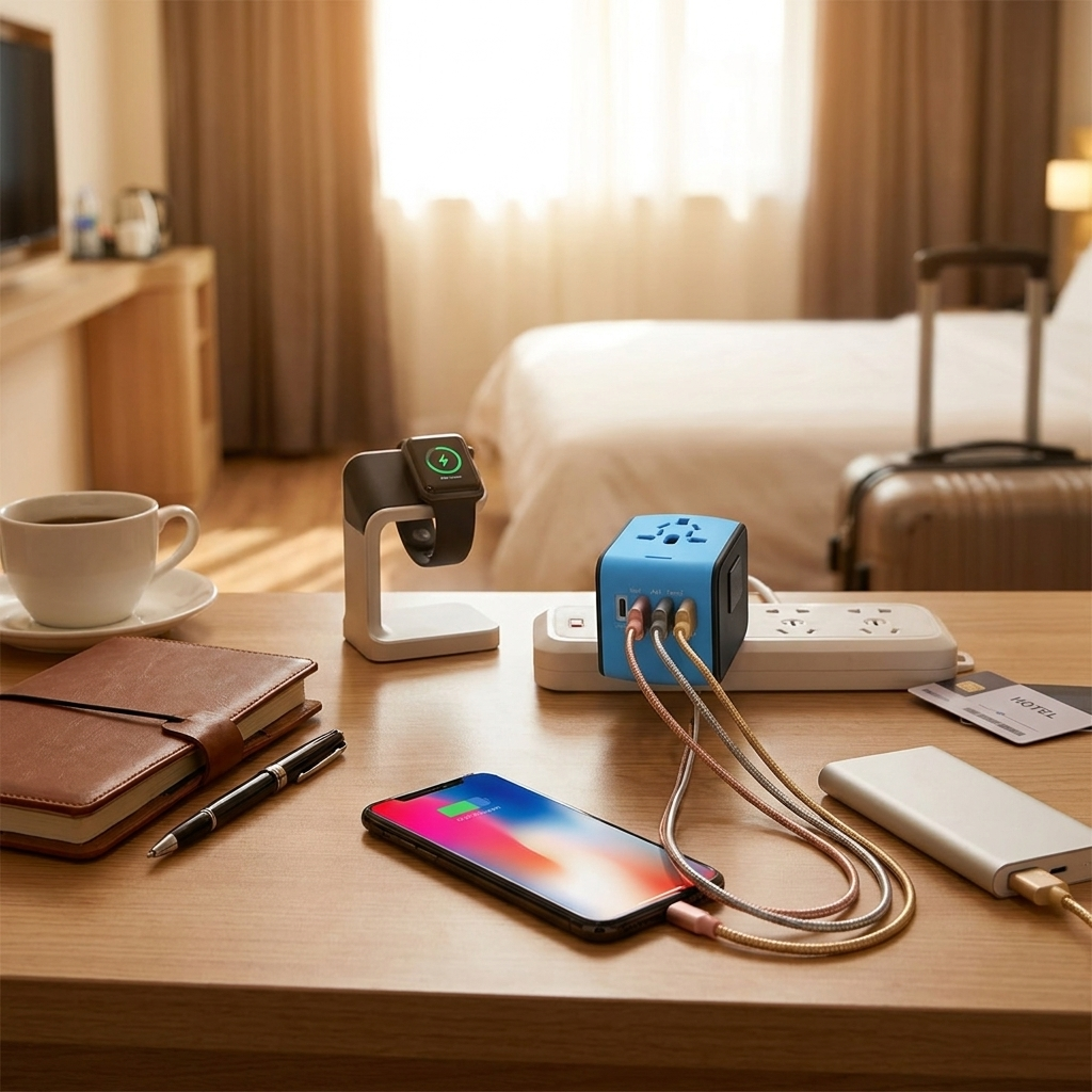 Multi-Port Travel Adapter lifestyle