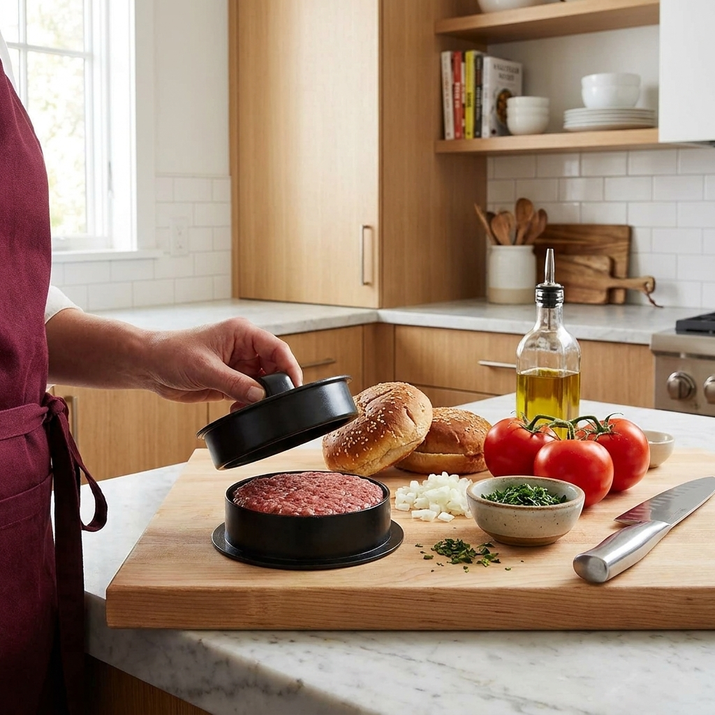 Hamburger Press Patty Maker lifestyle