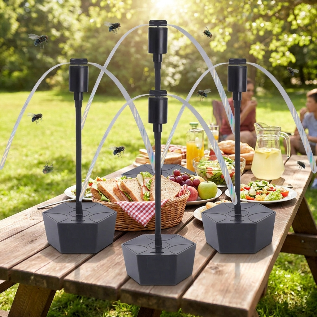 Outdoor Fly Repellent Fan lifestyle
